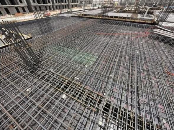 Rakaya residential buildings – slab steel works